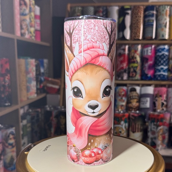 Other - 20oz Christmas Deer Tumbler